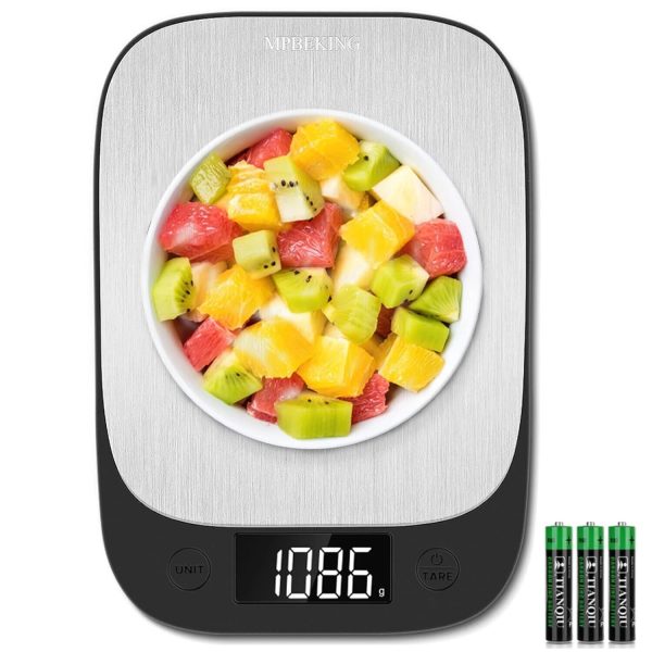 Digital Food Scale, Kitchen Scale Weight Grams and Oz for Weight Loss, Cooking..