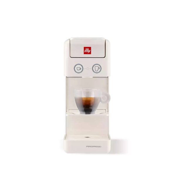 illy Y3.3 White Espresso and Coffee Machine Free Shipping