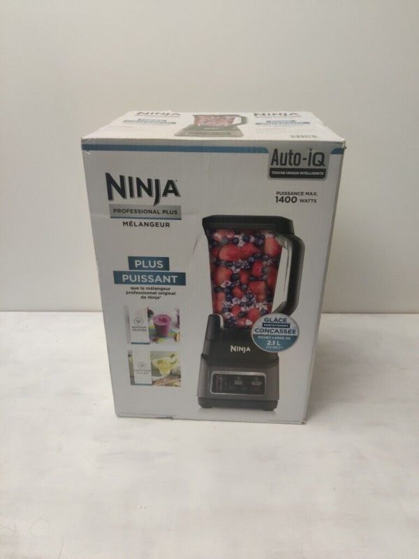 Ninja – Professional Plus Blender, 1400 Watt 2.1 L – Stainless Steel, Tested