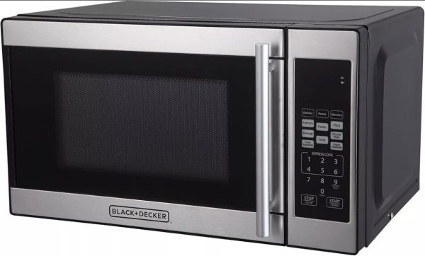 BLACK+DECKER 0.7 cu ft 700 Watt Microwave Oven Black EM720CPN-P