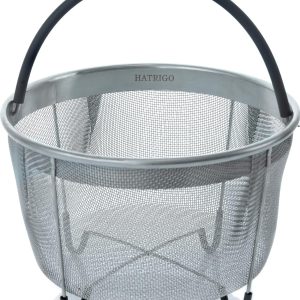 The Original Hatrigo Steamer Basket for Pressure Cooker Accessories 6Qt [3Qt 8Qt