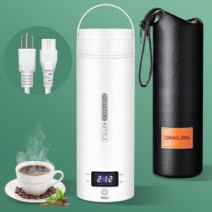 Travel Electric Kettle Portable Small Mini Tea Coffee Kettle Water Boiler,