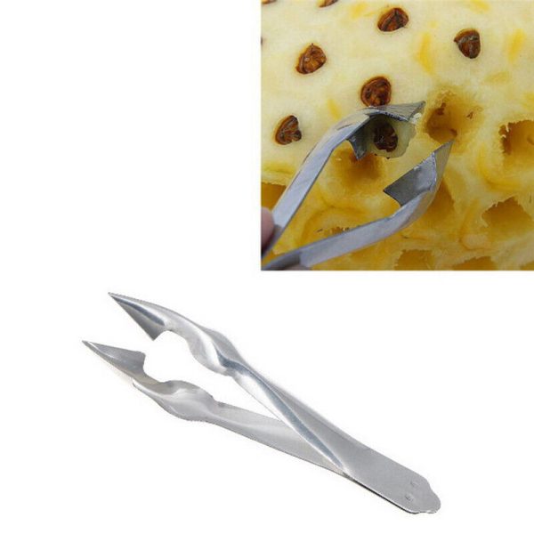 Stainless Steel Pineapple Peeler Corer Slicers Fruit    Clip Kitchen Tools  F`g