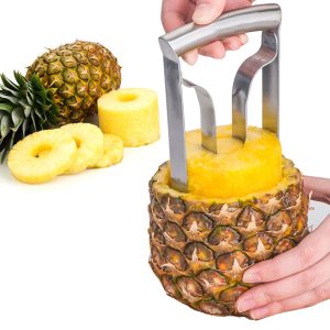 Stainless Steel Pineapple Corer Peeler Fruit Slicer Gadget Fruit Cutting Tool