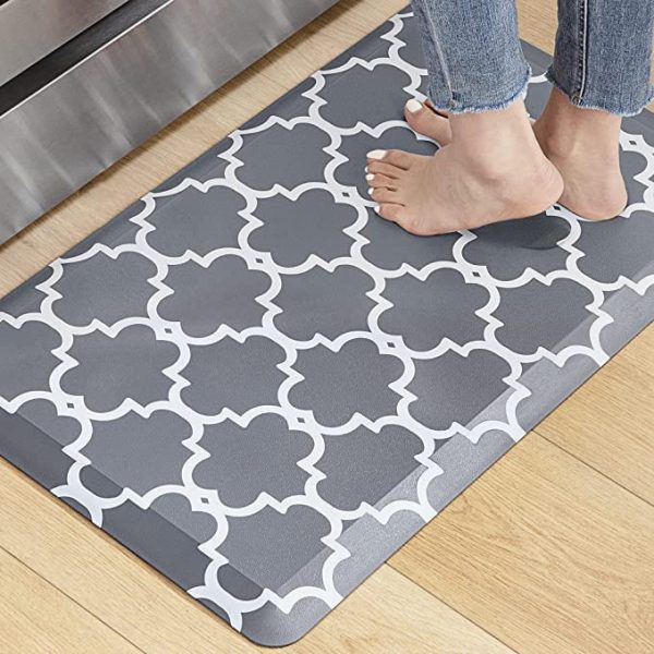 KOKHUB Kitchen Mat,1/2 Inch Thick Cushioned Anti Fatigue Waterproof Kitchen R…