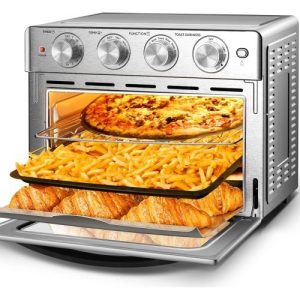 6 Slice 26QT/26L Air Fryer Oven Oil-Free Extra Large Toaster Oven Stainless