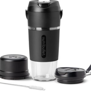 New! Nutribullets Flip Insulated Portable Blender in Brushed Stainless Steel