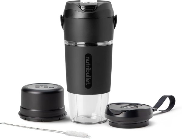 New! Nutribullets Flip Insulated Portable Blender in Brushed Stainless Steel