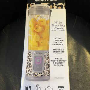 Ninja Blast Personal Portable Blender 18oz. Cheetah Print 🔥NEW🔥