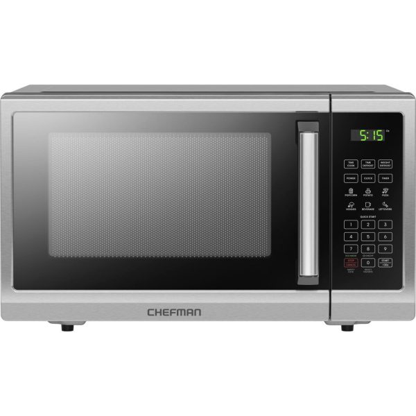 Countertop Microwave Oven 0.9 Cu. Ft. Digital Stainless Steel