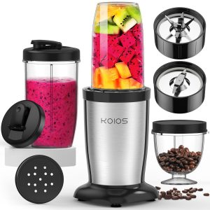 KOIOS Personal Blender 1000W Juicer Shakes Smoothies Seasonings Sauce Kitchen