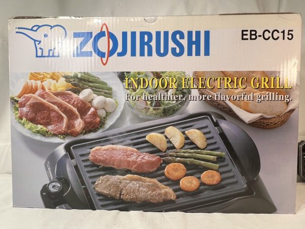 Zojirushi EB-CC15 Indoor Electric Grill 120 Volts 1300 Watts EB-CC15-TA Black