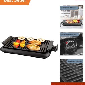 Removable Grill Plate Indoor Electric Grill – Safe & Fast Cooking for All Dishes