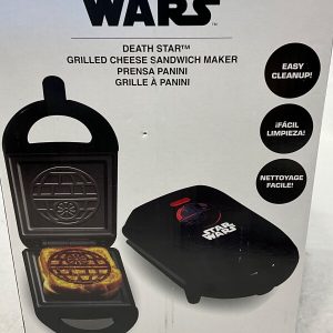 Star Wars DEATH STAR Grilled Cheese Sandwich Maker Press Panini Disney Non Stick