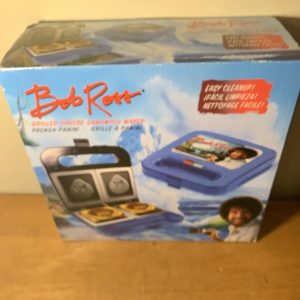 Bob Ross Grilled Cheese Maker – Panini Press Sandwich Maker – OPEN BOX