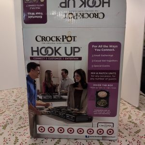 Crock-Pot Hook Up Double 1qt Connectable Entertaining System SCCPMD1-CH Open Box