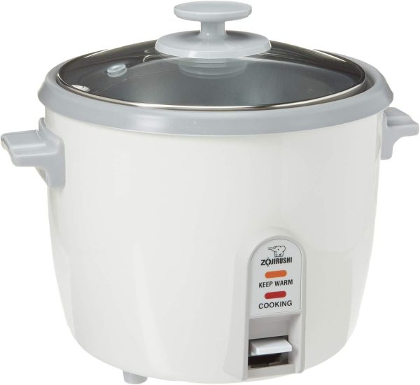 Zojirushi 6-Cup Rice Cooker Stainless Steel Steaming Tray and Removable Durable