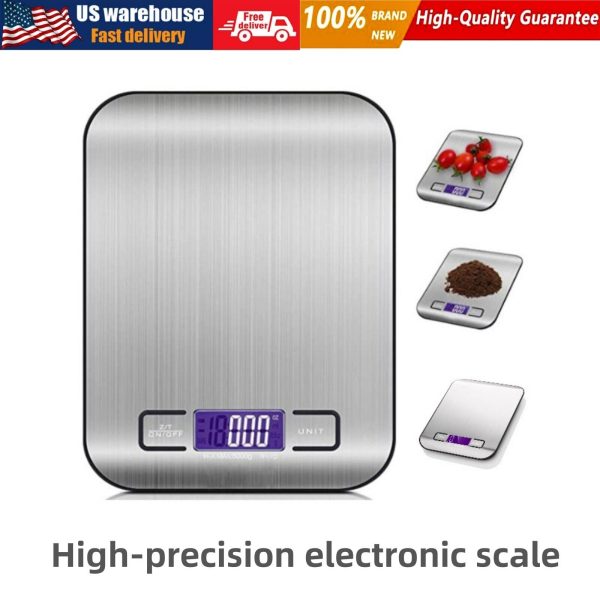 Food Kitchen Scale Digital Grams Ounces Weight Loss Baking Electronic Scales