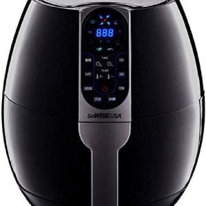 3.7-Quart Programmable Air Fryer with 8 Cook Presets, GW22638 – Black