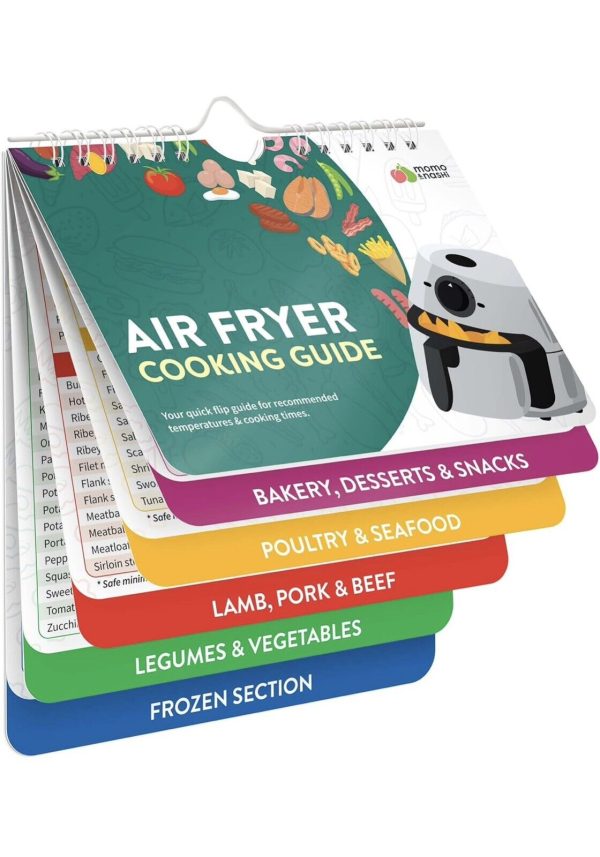 Air Fryer Cheat Sheet Magnets Cooking Guide Booklet – Air Fryer Cookbooks