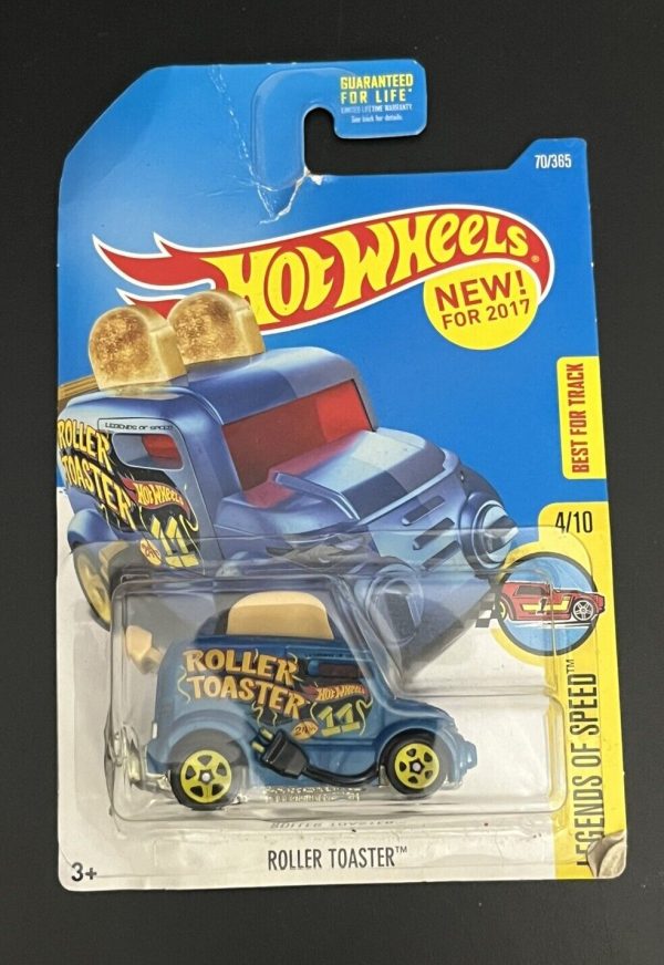 2017 Hot Wheels Legends Of Speed 4/10 Blue Roller Toaster #70 1:64 Scale Diecast