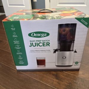 Omega Effortless Easy Prep Batch Juicer, 2L in White (JC2022WHT11)