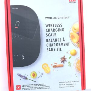 ZWILLING Enfinigy WIRELESS Charging Station & Digital Kitchen Scale (BLACK) NEW!