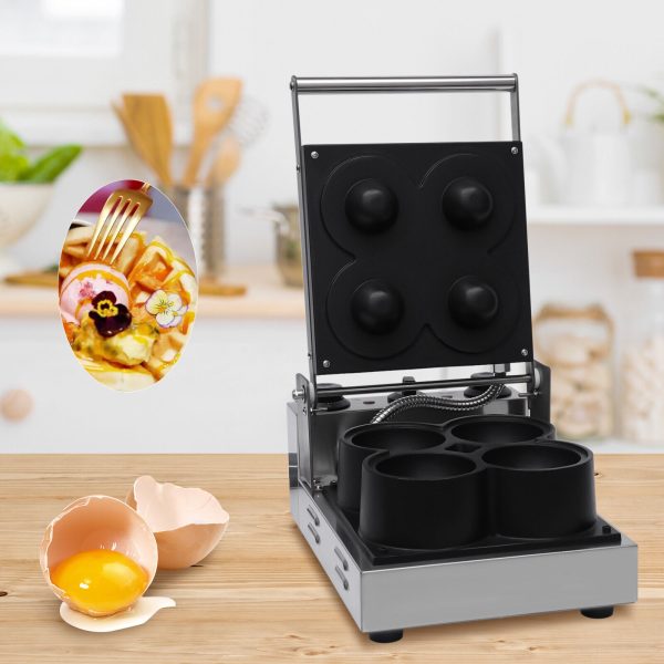 Commercial Strange Shape Waffle Maker Waffle Machine,4 grills