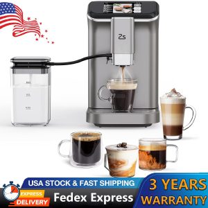 Fully Automatic Espresso Machine 20 Bar Latte Coffee Maker Machine with Grinder