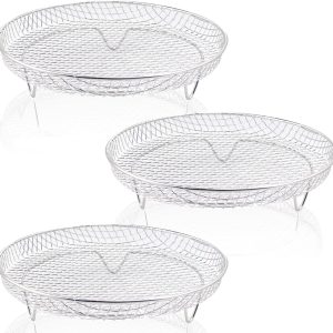 8 Inch Air Fryer Racks, Air Fryer Universal Accessories, Baking Rack,Round Stack