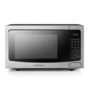 Digital Stainless Steel Microwave 1000 Watts with 6 Auto Menus