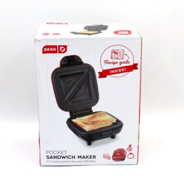 DASH Grilled Pocket Sandwich Maker Non-Stick