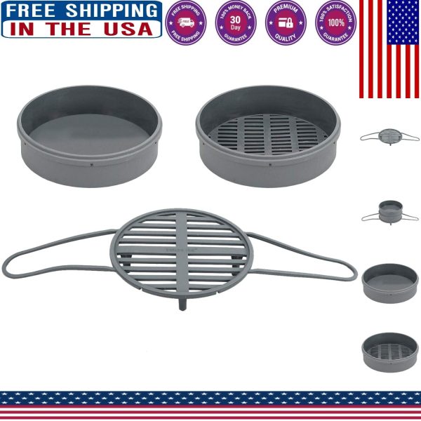 Versatile Silicone Steamer Basket & Trivet Set for Electric Pressure Cookers