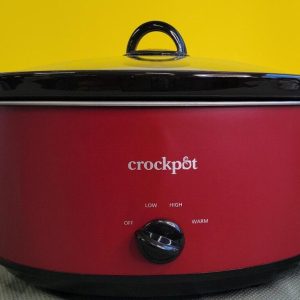 8 QT OVAL CROCKPOT BRAND SLOW COOKER X-LG DISHWASHER OVEN SAFE STONEWARE