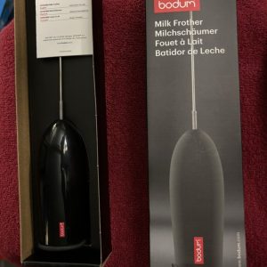 Bodum Schiuma Battery Operated Milk Frother Black (BRAND NEW)