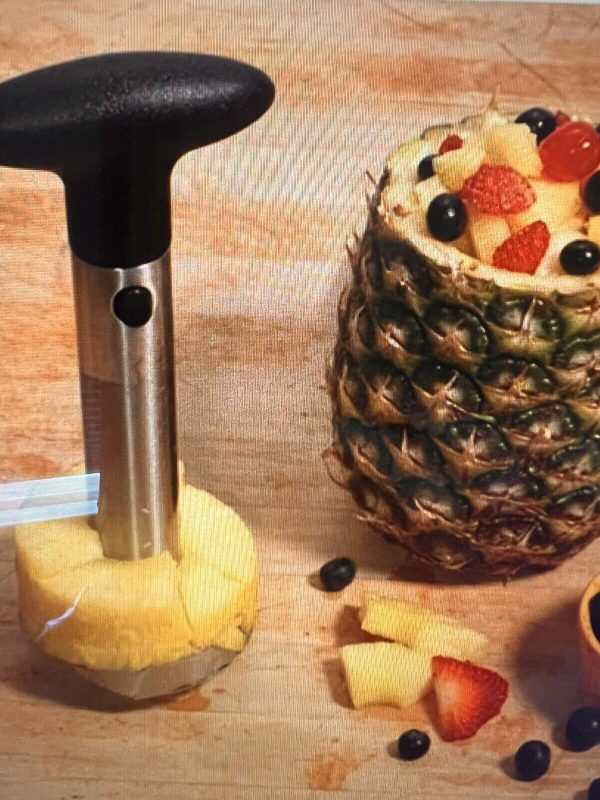 Pineapple Corer Slicer Stainless Steel Kitchen Fruit Corer Peeler Remover Easy