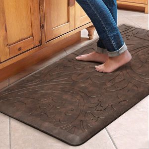 KMAT Kitchen Mat Cushioned Anti-Fatigue Floor Mat Waterproof Non-Slip Standing M