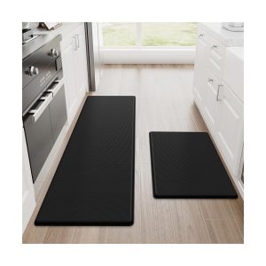 StepRite Kitchen Mats, 2PCS Kitchen Rugs, Cushioned Anti Fatigue Kitchen Mats…