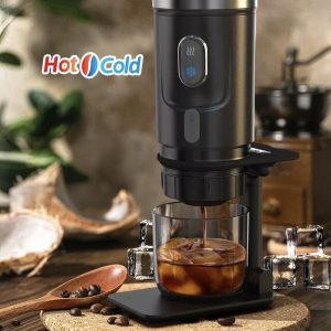 HiBREW Portable Coffee Machine for Car & Home DC12V Expresso Coffee Maker