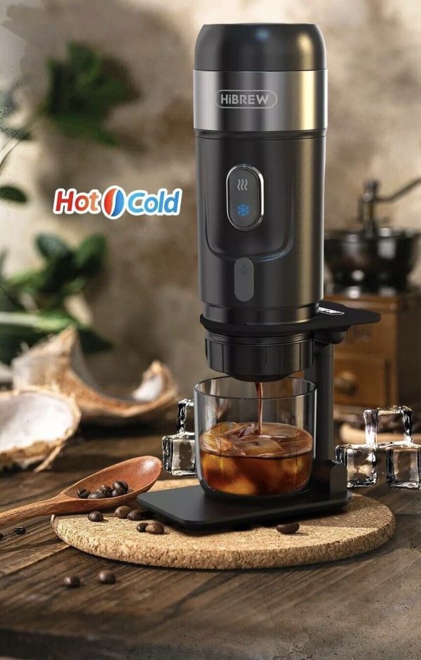 HiBREW Portable Coffee Machine for Car & Home DC12V Expresso Coffee Maker