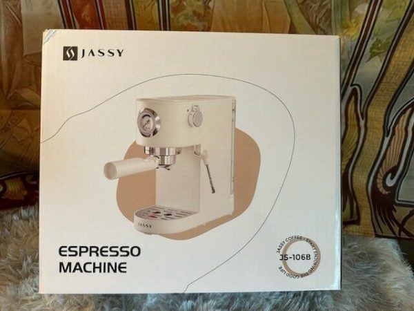 Jassy Capsule Coffee Machine – 20 Espresso Machine New Unopened Box JS-106B