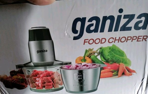 GANIZA Food Processors, Electric Chopper with Meat Grinder & Veggie Chopper