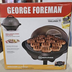 George Foreman Electric Grill Indoor & Outdoor With Removable Stand GGR240L