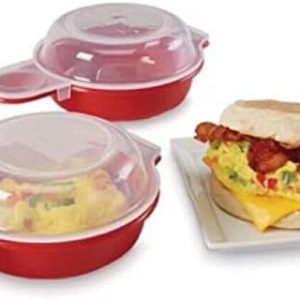 Easy Microwave Egg Cooker Poacher Set of 2 Best in Quality New and Durable