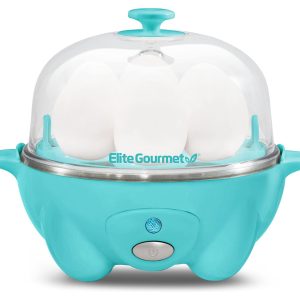 EGC-007T# Rapid Egg Cooker, 7 Easy-To-Peel, Hard, Medium, Soft Boiled Eggs, P…