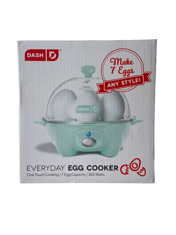 Dash Everyday Egg Cooker – Aqua Green – 7 eggs (Brand New with box)