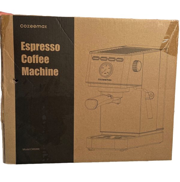 Cozeemax Expresso Coffee Machine Model Cm6888.  New In Box. Box Has Been Opened.