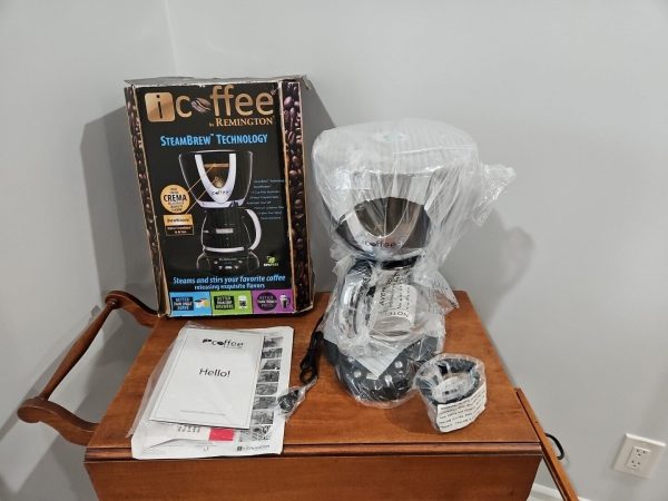 Remington iCoffee Maker RCB100-BC12 – SteamBrew Technology 12-Cup Coffee Machine