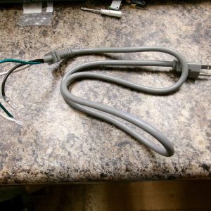 MICROWAVE OVEN GRAY POWER CORD FOR 1000W AND HIGHER OVENS A238