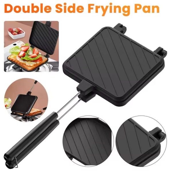 Double Sided Frying Pan Non-stick Grilled Sandwich Maker